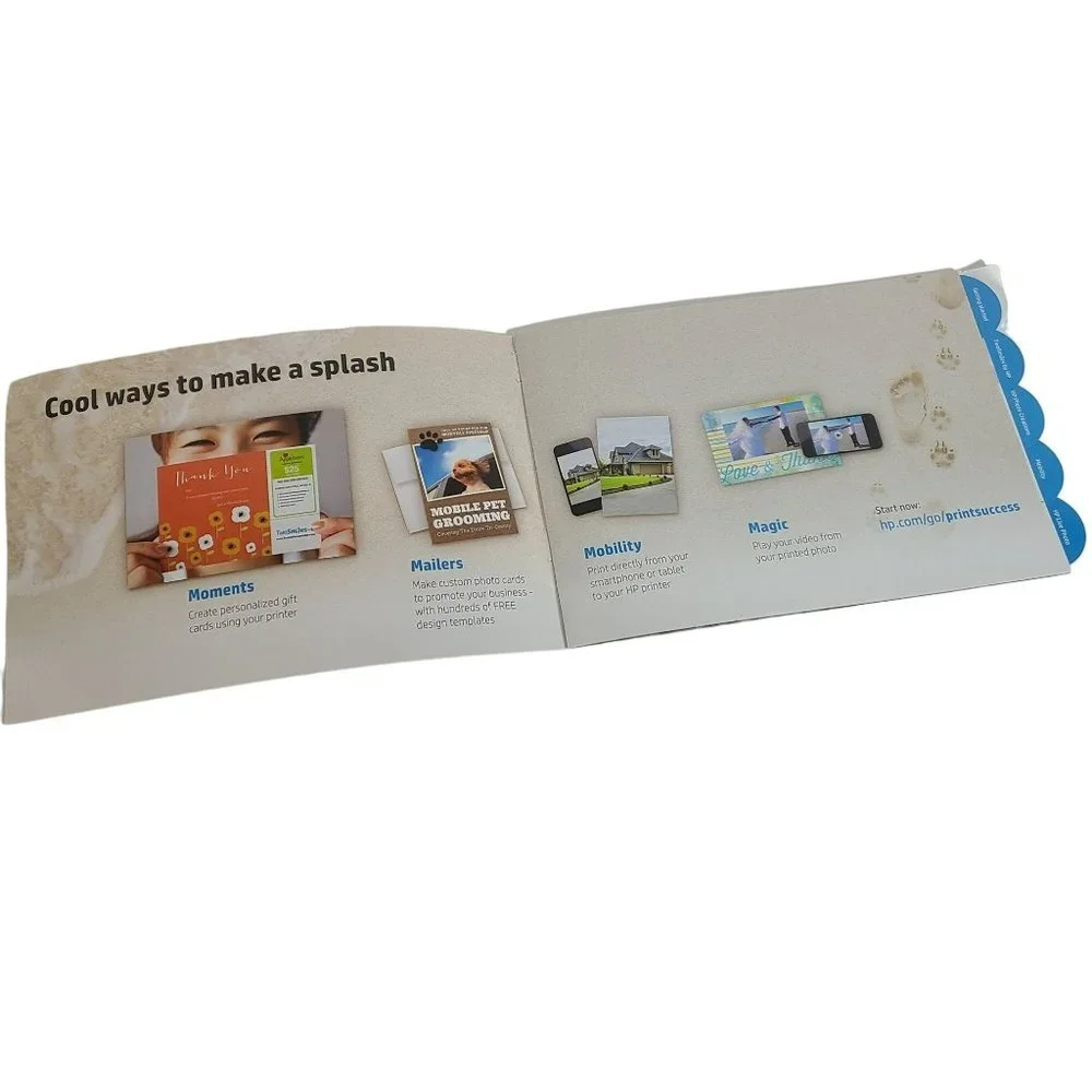 HP Two Smiles Printable Greeting Cards Kit Set of 3 Packs 13 Envelopes 44 Cards